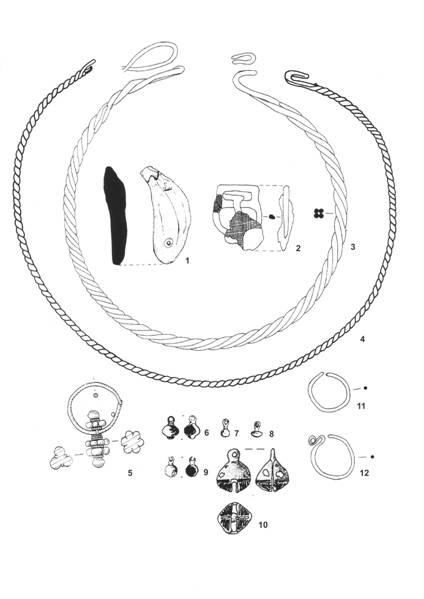 Pl. XXVII. 1-3, 11-12: Alba Iulia – Str. Brînduşei / 1997, 2004-2005 ( după Drâmbărean-colab. 1998 b, Dragotă-Rustoiu-Deleanu 2006 ), 4: Lopadea Nouă ( după V. Deleanu ), 5: Gîmbaş ( după Oţa-colab. 2006 ), 6-9: Orăştie-X2 ( după Pinter-Luca 1995 ), 10: Pîclişa – „ La Izvoare ” ( după Dragotă 2003 ). 